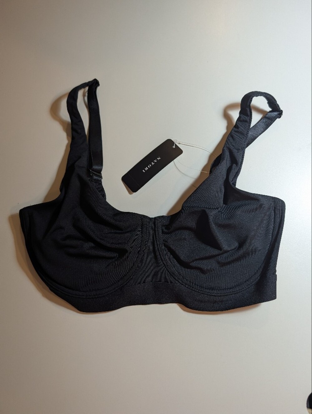 Natori Recharge Black Underwire Bra 34C NWT